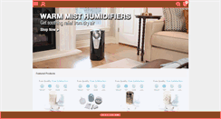 Desktop Screenshot of humidifiersale.com